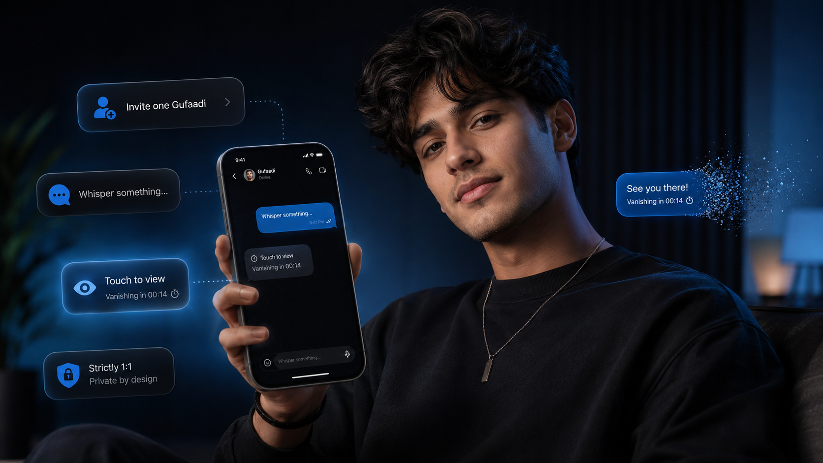 Guff private ephemeral messaging experience